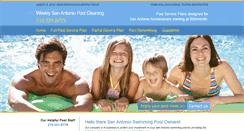 Desktop Screenshot of poolcleaningsanantonio.com